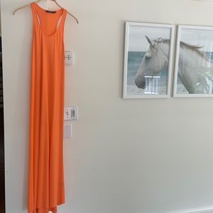 Ralph Lauren Maxi dress size large orange